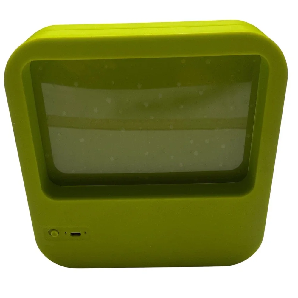 Limited Too Lime Green Picture Frame Speaker 4x6 Flower Y2K Retro Room Decor